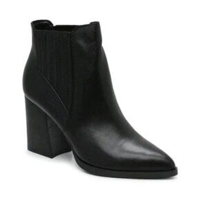 NEW in BOX Marc Fisher Eilise Booties Boots Black Leather Size 6